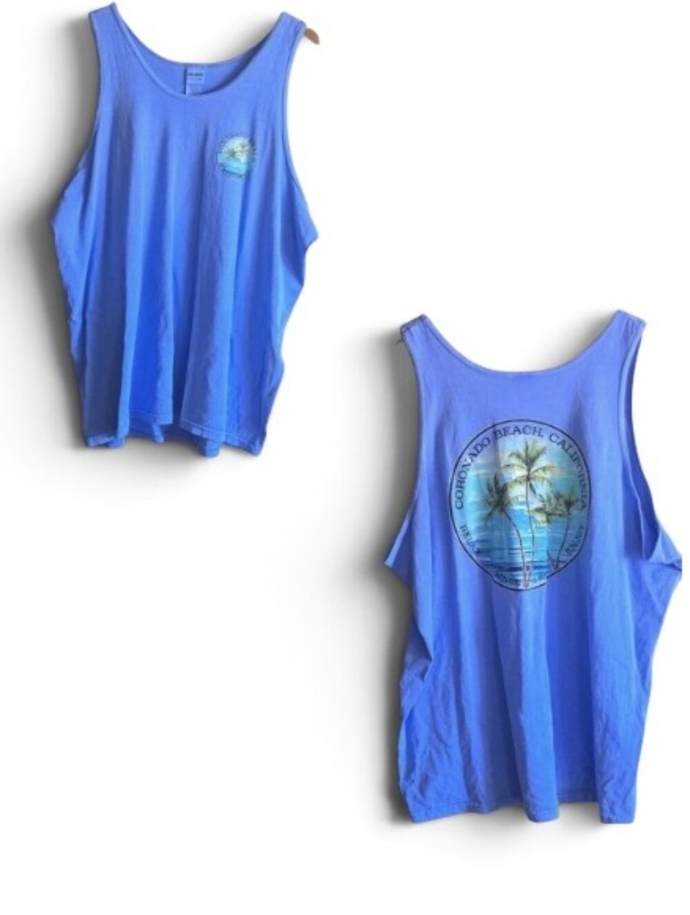 Gildan Coronado Beach California Tank Top